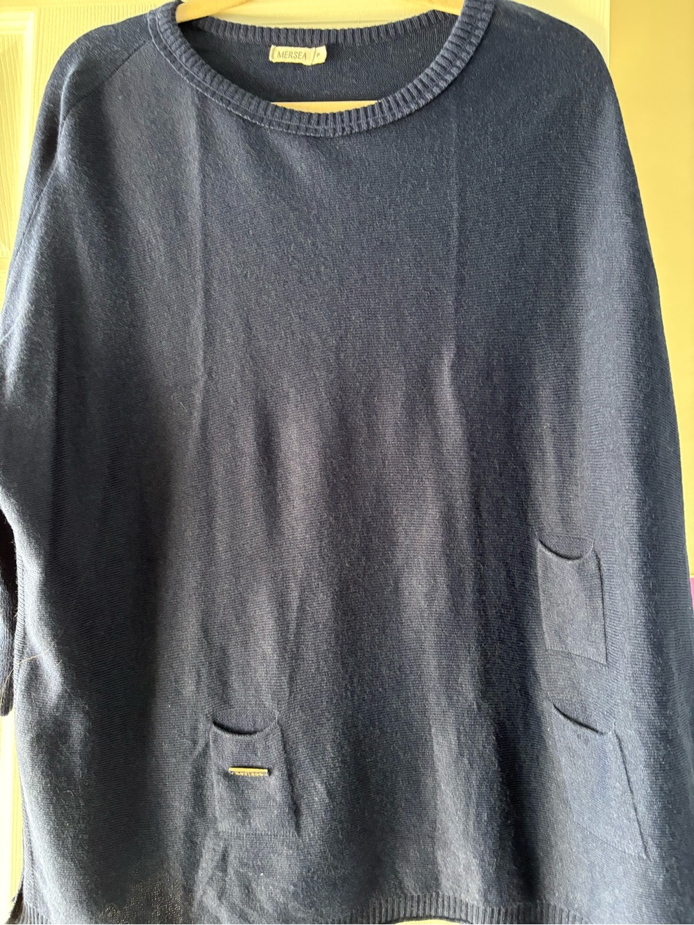 Women’s Navy Mersea Petite Crewneck Sweater